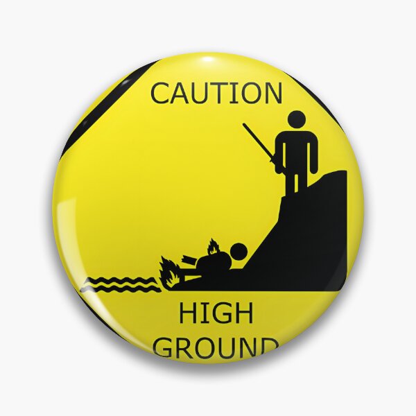 Item preview, Caution High Ground Design designed and sold by poukamkitamg.