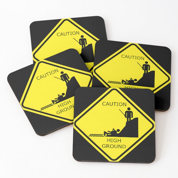 Item preview, Caution High Ground Design designed and sold by poukamkitamg.