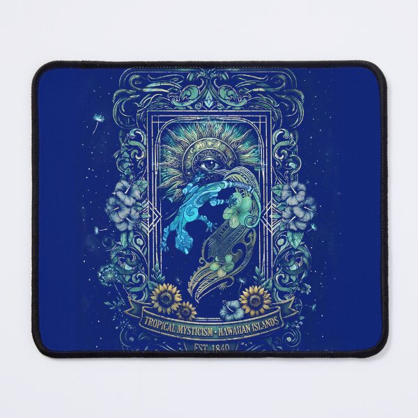 Item preview, Vintage Hawaiian Legacy Gecko – Distressed Celestial Nouveau Tiki designed and sold by sunnthreads.