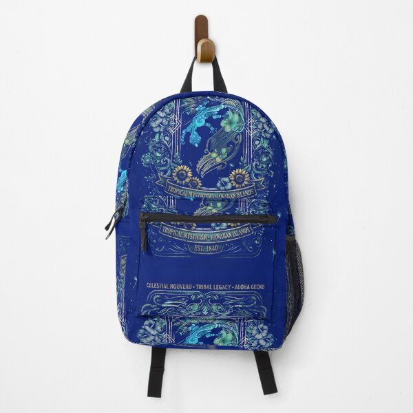 Item preview, Vintage Hawaiian Legacy Gecko – Distressed Celestial Nouveau Tiki designed and sold by sunnthreads.