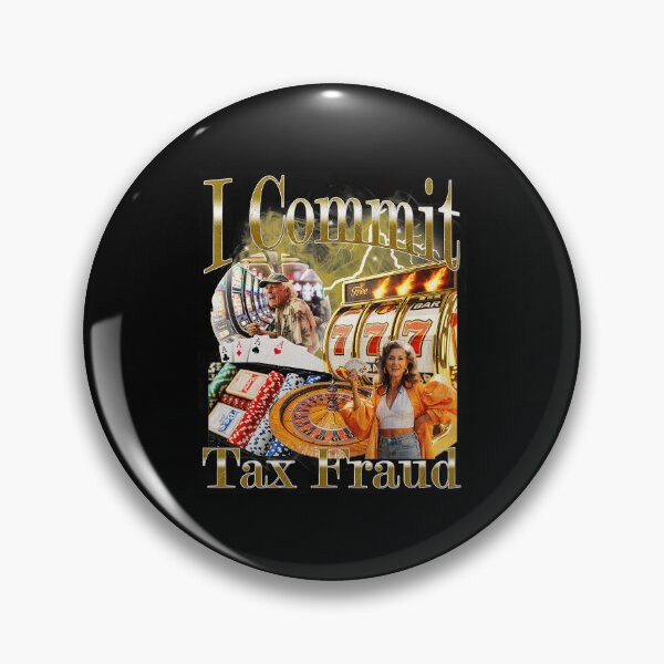 Item preview, I Commit Tax Fraud Funny Meme Edgy humor Collage designed and sold by tadmercado.