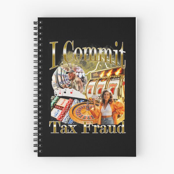 Item preview, I Commit Tax Fraud Funny Meme Edgy humor Collage designed and sold by tadmercado.