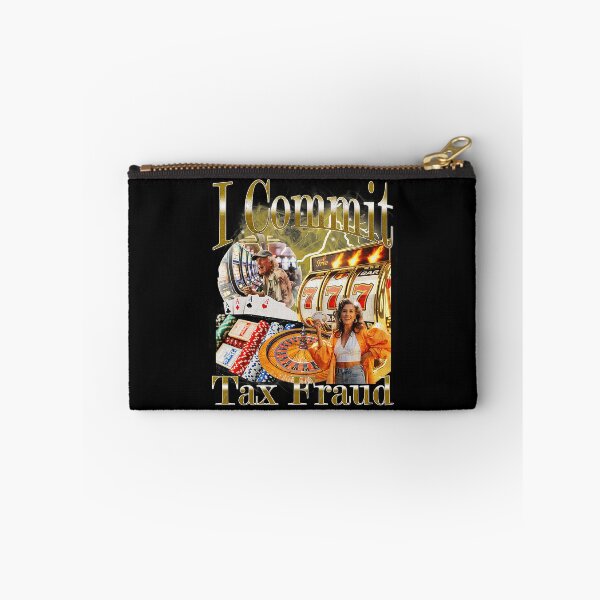 Item preview, I Commit Tax Fraud Funny Meme Edgy humor Collage designed and sold by tadmercado.
