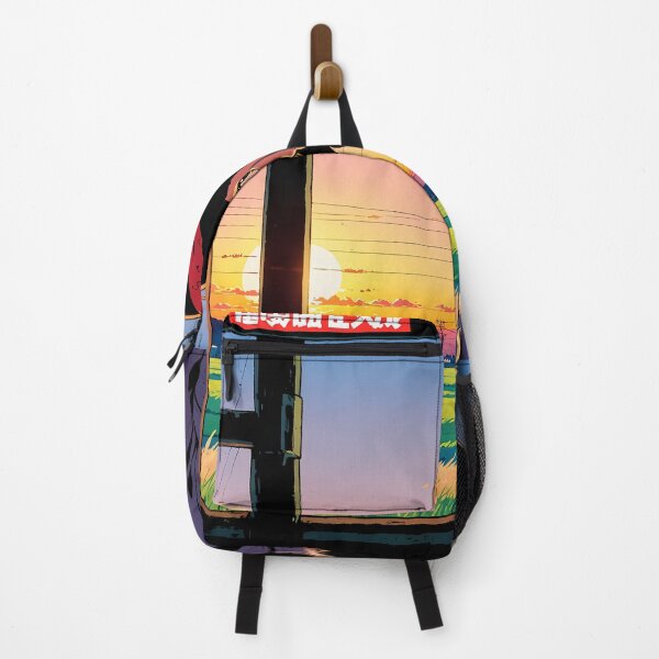 Item preview, Nostalgic Anime Train Ride Sunset - Lofi Hip Hop Background Scenery designed and sold by ShadowsInk.