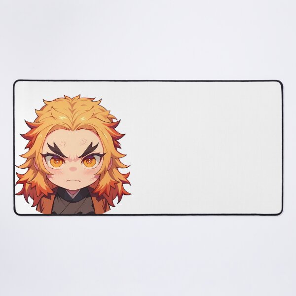 Item preview, Kyojuro Rengoku Demon Slayer Chibi Angry Flame Hair designed and sold by 108Recordings.