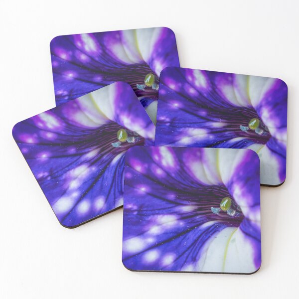 Item preview, Purple Iris Macro Close Up with Vibrant Petal Texture designed and sold by TheHikersEye.