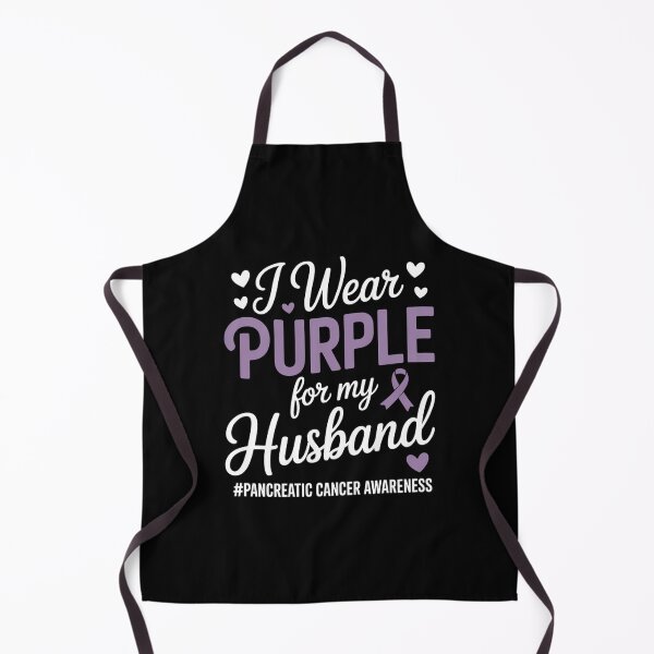 Item preview, I Wear Purple for Husband Pancreatic Cancer Awareness Family designed and sold by HellD3vil-Art.