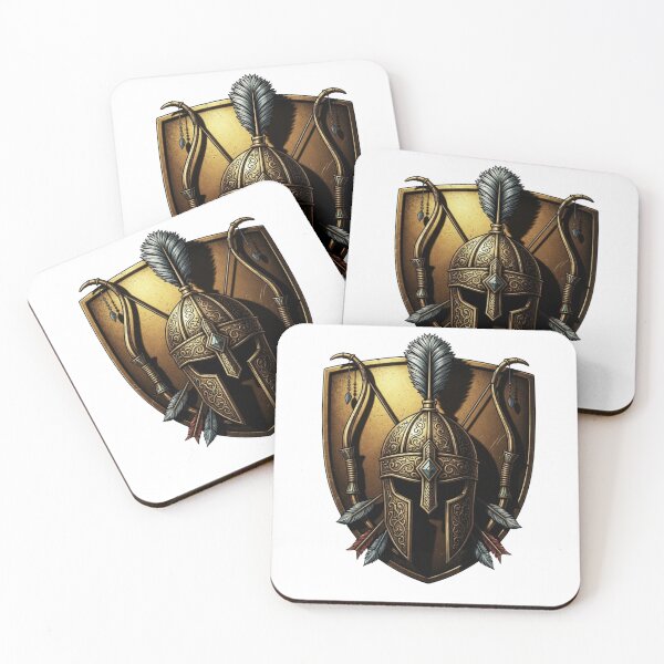 Item preview, Medieval Warrior Crest Knight Emblem designed and sold by Dzblack.