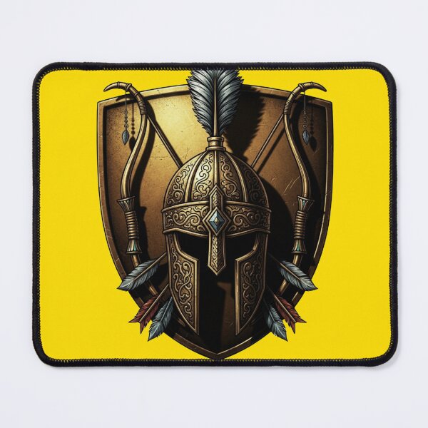 Item preview, Medieval Warrior Crest Knight Emblem designed and sold by Dzblack.
