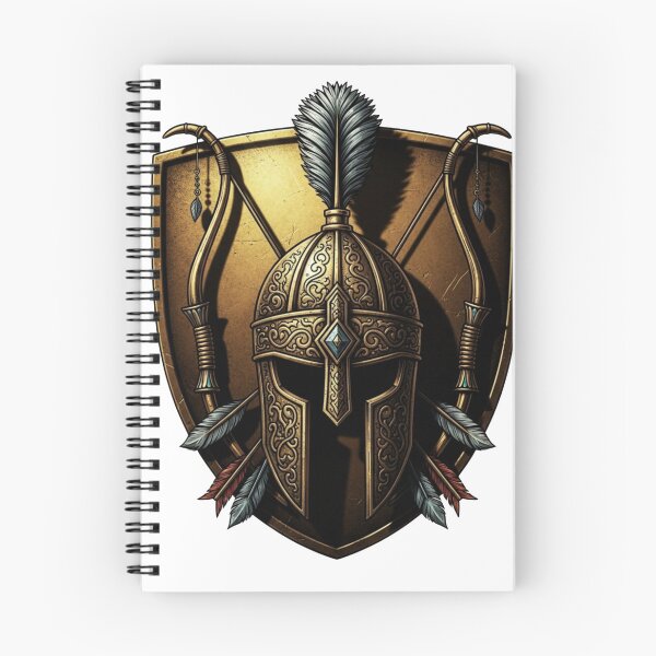 Item preview, Medieval Warrior Crest Knight Emblem designed and sold by Dzblack.