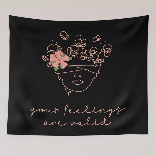 Item preview, Your Feelings Valid Mental Health Matters Awareness Anxiety designed and sold by LisaMCasares.