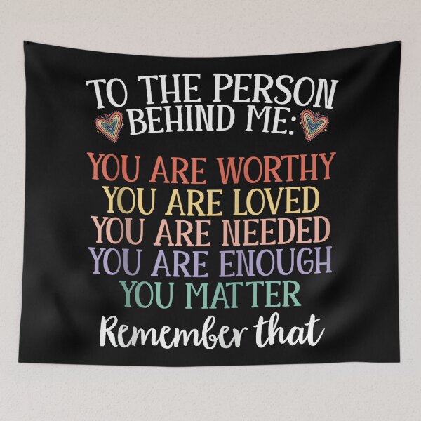 Item preview, To The Person Behind Me You Matter Mental Health Awareness Zip designed and sold by LisaMCasares.