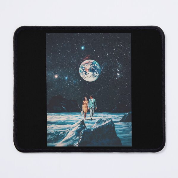 Item preview, Retro Sci Fi Astronauts Cosmic Farewell designed and sold by rxwnubpjarb76.