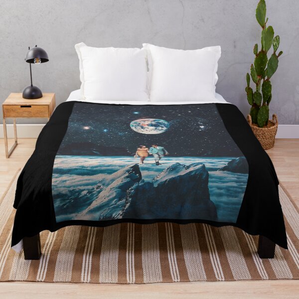 Item preview, Retro Sci Fi Astronauts Cosmic Farewell designed and sold by rxwnubpjarb76.