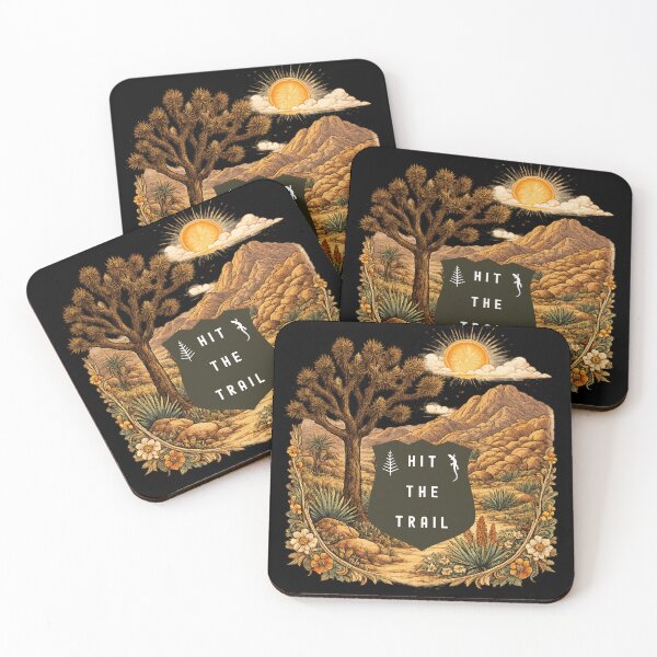 Item preview, Hit The Trail Hiking Mojave Desert Joshua Tree  designed and sold by MojaveTradePost.