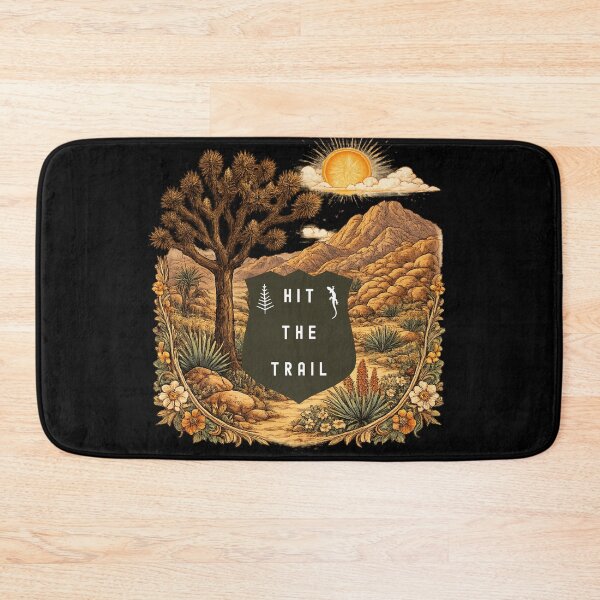 Item preview, Hit The Trail Hiking Mojave Desert Joshua Tree  designed and sold by MojaveTradePost.