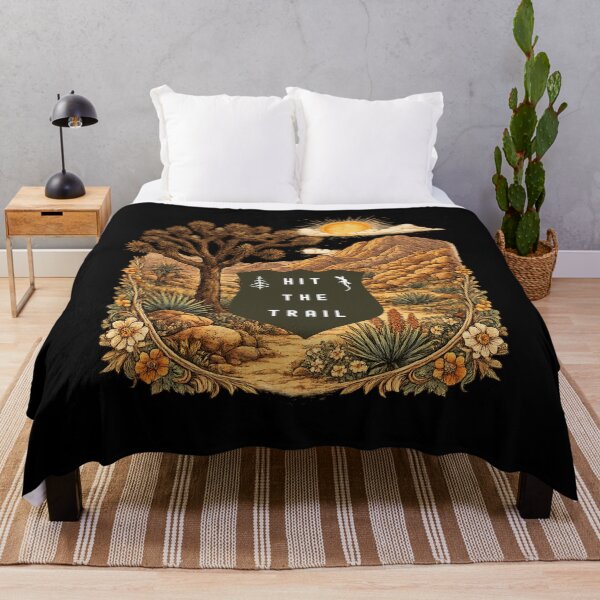 Item preview, Hit The Trail Hiking Mojave Desert Joshua Tree  designed and sold by MojaveTradePost.