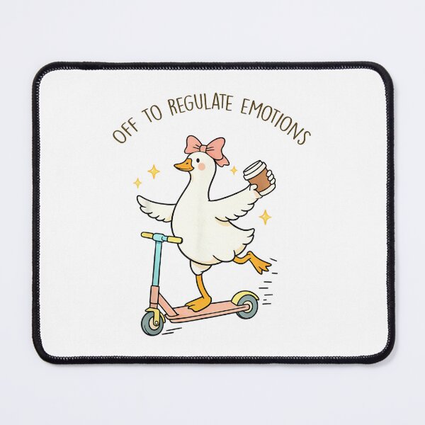 Item preview, Off to Regulate Emotions Goose Funny Mental Health Counselor designed and sold by LisaMCasares.