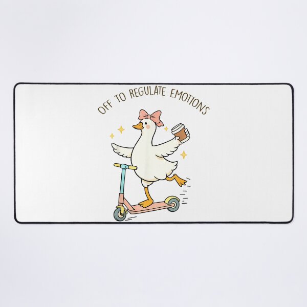Item preview, Off to Regulate Emotions Goose Funny Mental Health Counselor designed and sold by LisaMCasares.