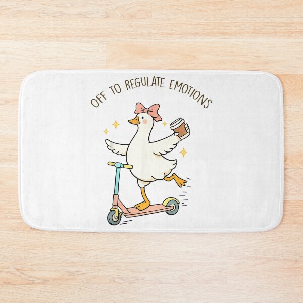 Item preview, Off to Regulate Emotions Goose Funny Mental Health Counselor designed and sold by LisaMCasares.