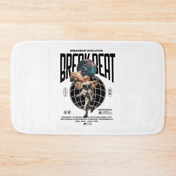 Item preview, BREAKBEAT  - Breaks World Astronaut (Black) designed and sold by Discothreadz.