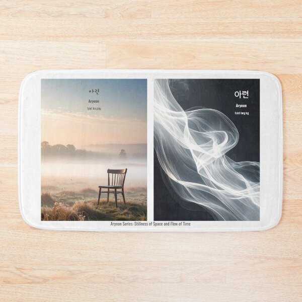 Item preview, Korean Word "Aryeon" (faint longing) – Hangul Typography Art Set designed and sold by ZenHangulArt.