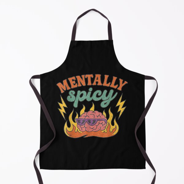 Item preview, Mentally Spicy Funny Mental Health Humor Sarcastic Quote designed and sold by LisaMCasares.