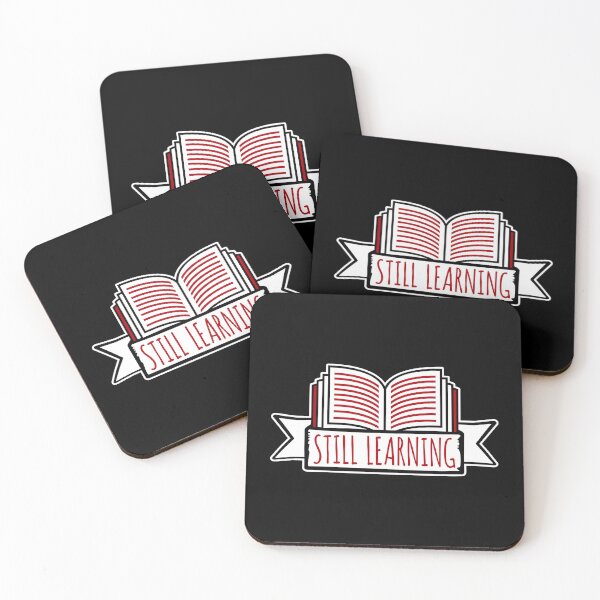 Item preview, Still Learning Motivational Growth Mindset Quote Logo designed and sold by shirt-o-mat.