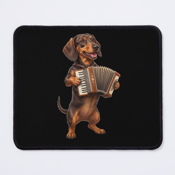 Item preview, Dachshund Playing Accordion Player Accordionist Dog Lover designed and sold by DoodleTortle.