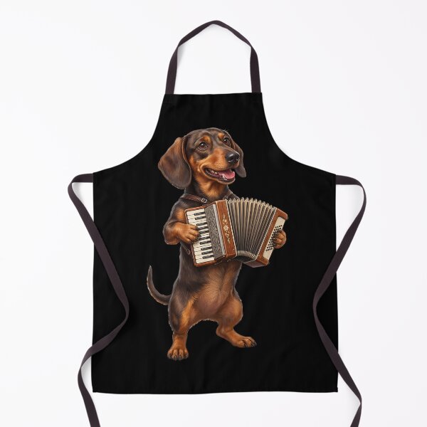 Item preview, Dachshund Playing Accordion Player Accordionist Dog Lover designed and sold by DoodleTortle.