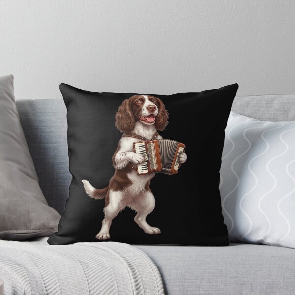 Item preview, English Springer Spaniel Playing Accordion Player Accordionist Dog Lover designed and sold by DoodleTortle.