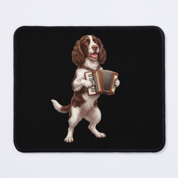 Item preview, English Springer Spaniel Playing Accordion Player Accordionist Dog Lover designed and sold by DoodleTortle.