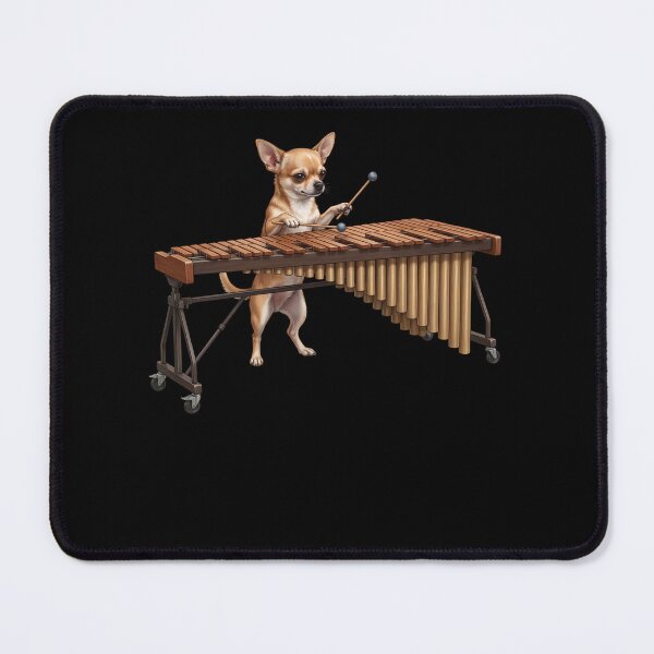 Item preview, Chihuahua Playing Marimba Player Marimbist Dog Lover designed and sold by TerryConnells.