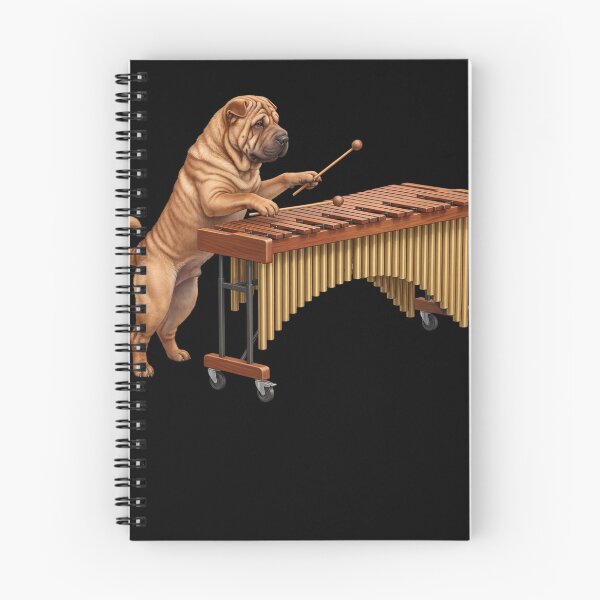 Item preview, Chinese Shar-Pei Playing Marimba Player Marimbist Dog Lover designed and sold by TerryConnells.