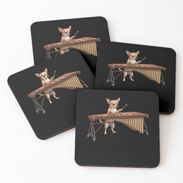 Item preview, Chihuahua Playing Marimba Player Marimbist Dog Lover designed and sold by TerryConnells.