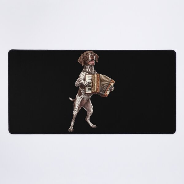 Item preview, German Shorthaired Pointer Playing Accordion Player Accordionist Dog Lover designed and sold by DoodleTortle.
