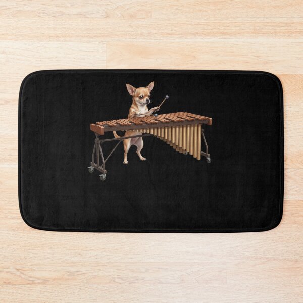 Item preview, Chihuahua Playing Marimba Player Marimbist Dog Lover designed and sold by TerryConnells.