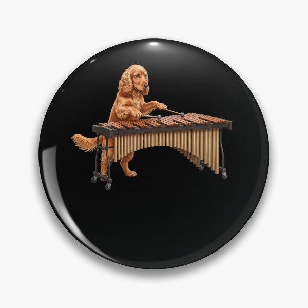Item preview, Cocker Spaniel Playing Marimba Player Marimbist Dog Lover designed and sold by TerryConnells.