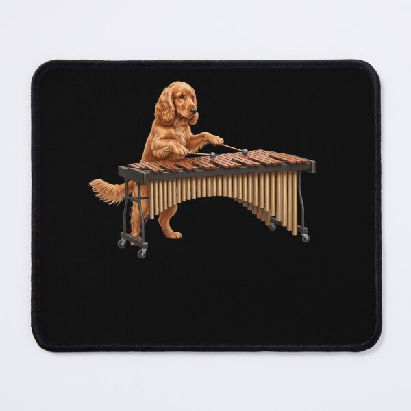 Item preview, Cocker Spaniel Playing Marimba Player Marimbist Dog Lover designed and sold by TerryConnells.