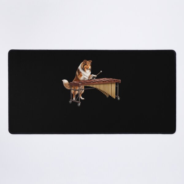 Item preview, Collie Playing Marimba Player Marimbist Dog Lover designed and sold by TerryConnells.