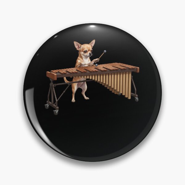Item preview, Chihuahua Playing Marimba Player Marimbist Dog Lover designed and sold by TerryConnells.