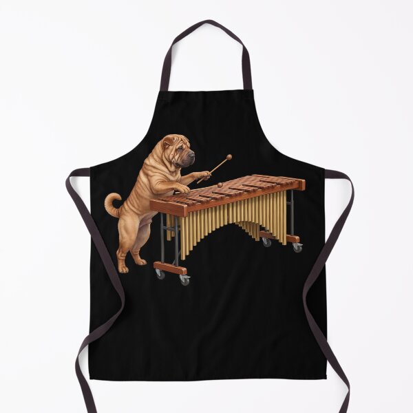 Item preview, Chinese Shar-Pei Playing Marimba Player Marimbist Dog Lover designed and sold by TerryConnells.