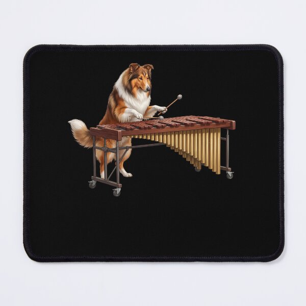 Item preview, Collie Playing Marimba Player Marimbist Dog Lover designed and sold by TerryConnells.