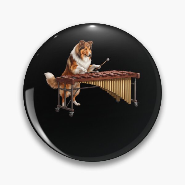 Item preview, Collie Playing Marimba Player Marimbist Dog Lover designed and sold by TerryConnells.