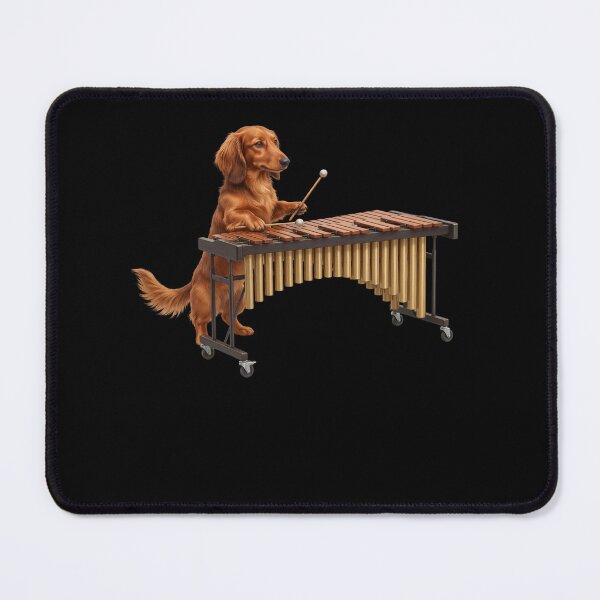 Item preview, Dachshund Playing Marimba Player Marimbist Dog Lover designed and sold by TerryConnells.