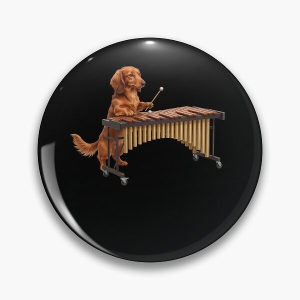 Item preview, Dachshund Playing Marimba Player Marimbist Dog Lover designed and sold by TerryConnells.