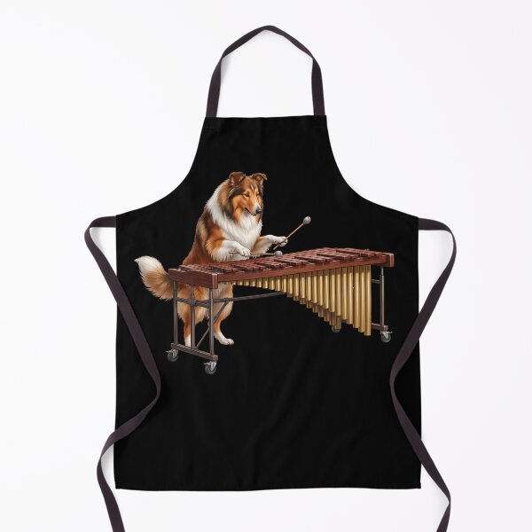 Item preview, Collie Playing Marimba Player Marimbist Dog Lover designed and sold by TerryConnells.