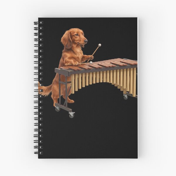 Item preview, Dachshund Playing Marimba Player Marimbist Dog Lover designed and sold by TerryConnells.