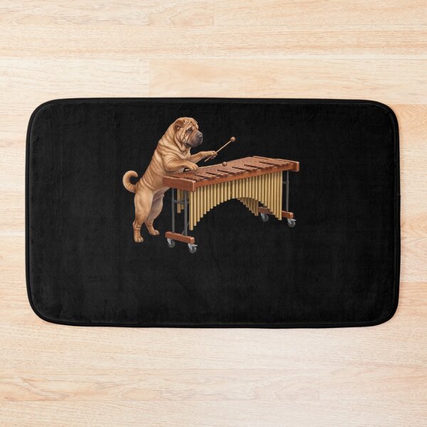 Item preview, Chinese Shar-Pei Playing Marimba Player Marimbist Dog Lover designed and sold by TerryConnells.