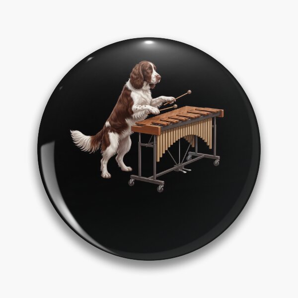 Item preview, English Springer Spaniel Playing Marimba Player Marimbist Dog Lover designed and sold by TerryConnells.